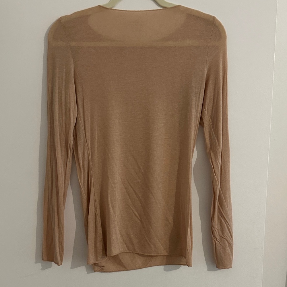 Intimissimi NWOT Tan Long Sleeve Top - Picture 3 of 3